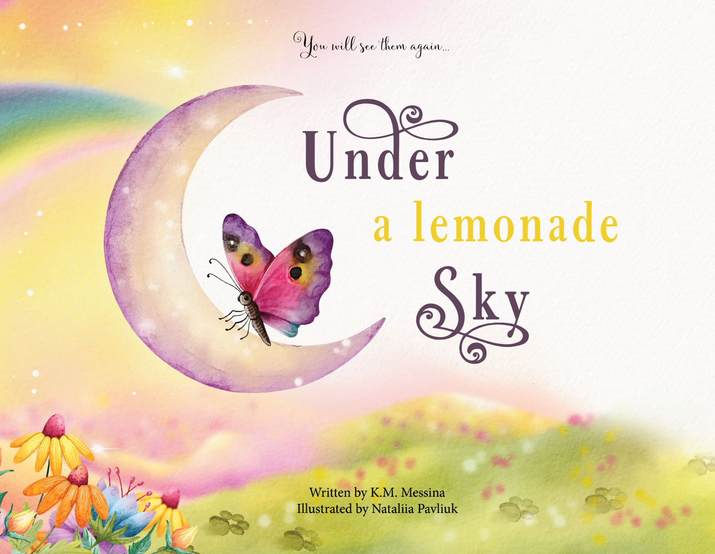 Pet sympathy gift ideas. Under a Lemonade Sky by K.M. Messina. Lunalore books.