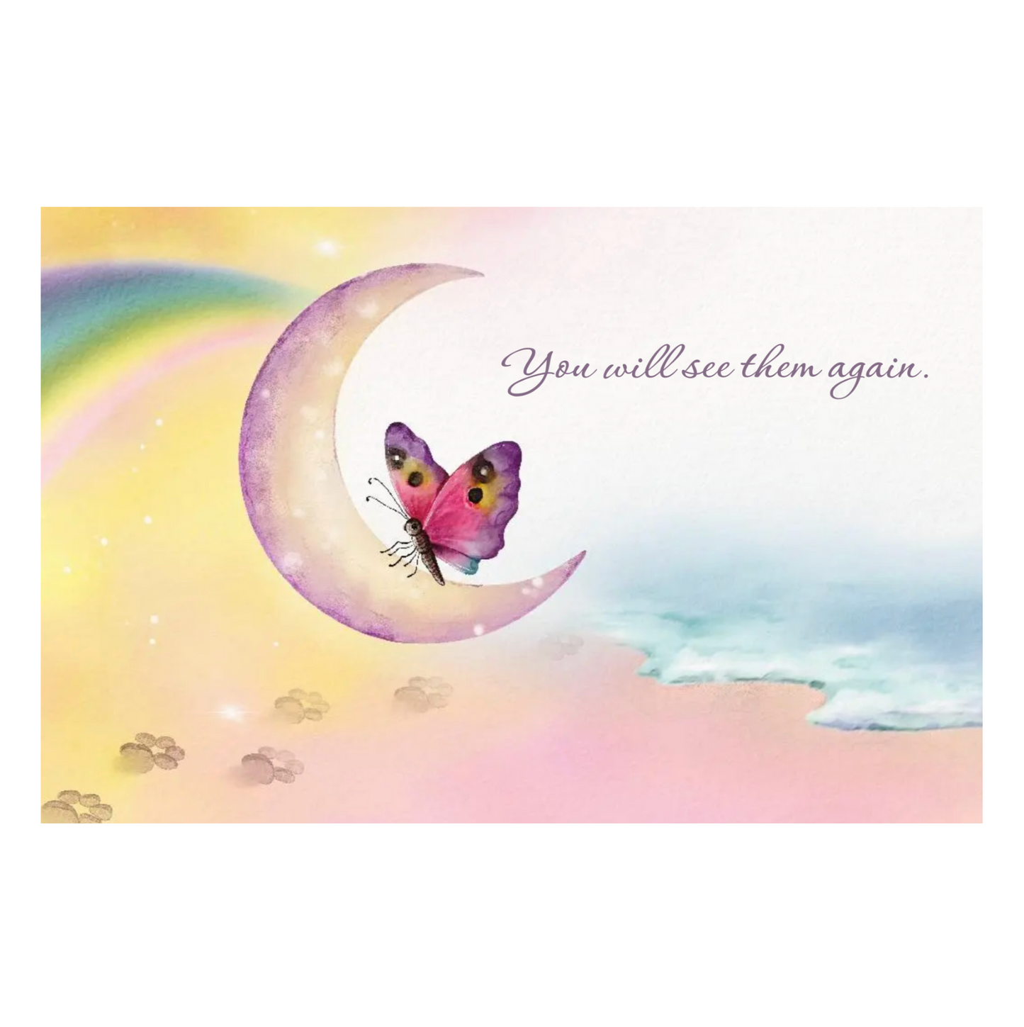 Pet Sympathy Card - Scene #3: You will see them again.