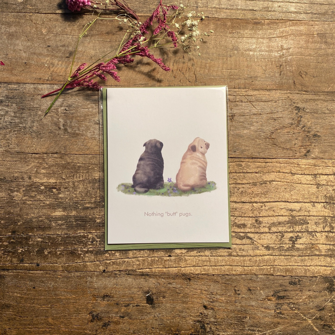 Dog Notecard - Scene #11: Pugs