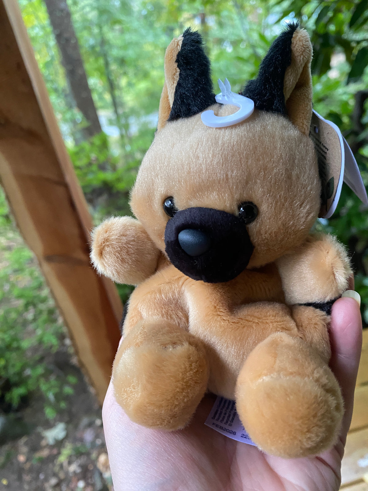 Tiny Hans German Shepherd Plush | Aurora Palm Pals | 5"