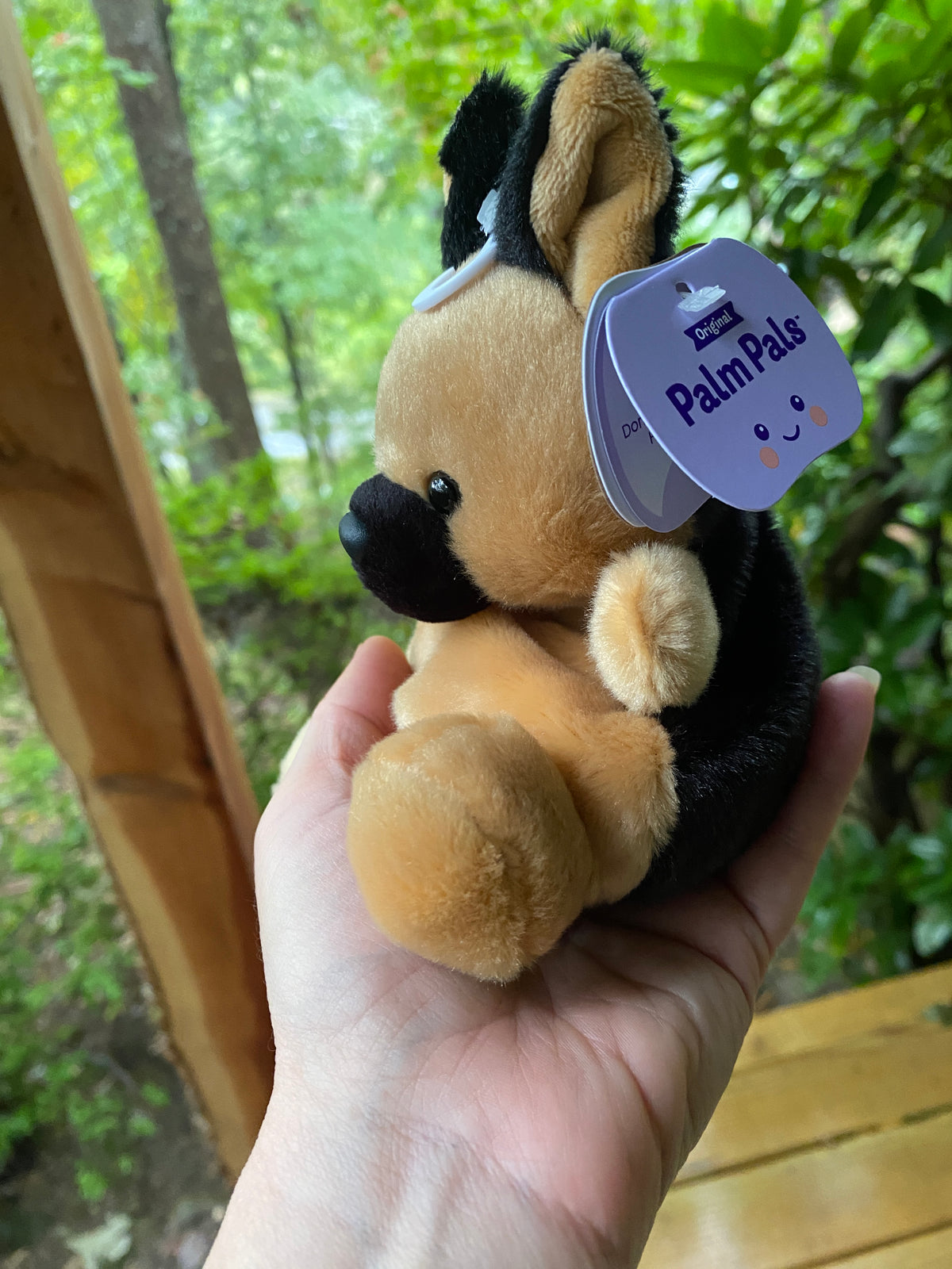 Tiny Hans German Shepherd Plush | Aurora Palm Pals | 5"